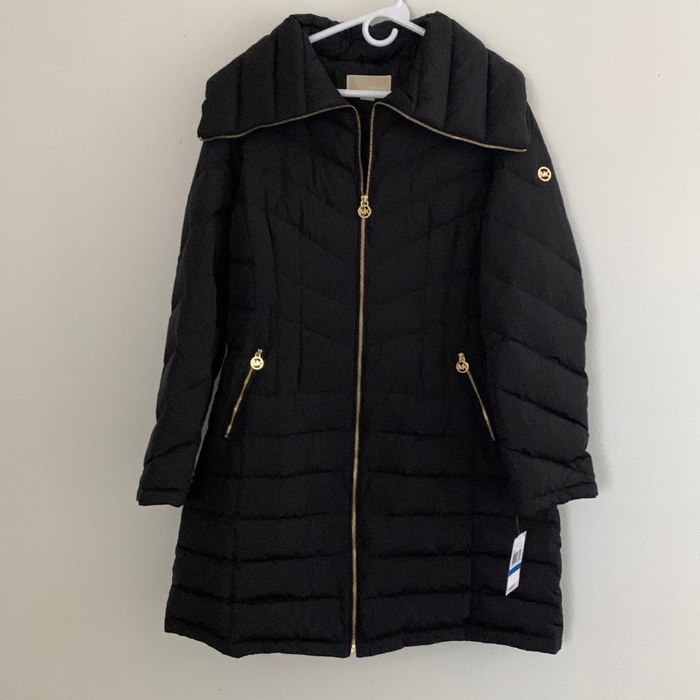 Michael Kors black puffer coat, size XL